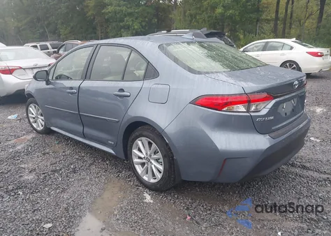 2025 Toyota Corolla Hybrid Le from USA, damaged, VIN JTDBDMHE2S3024595